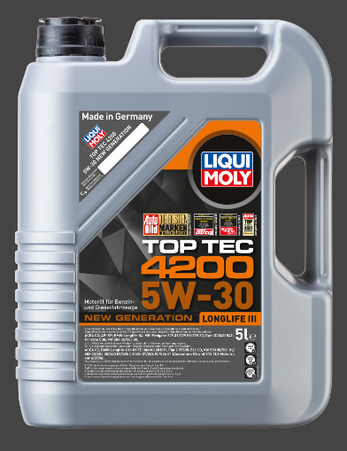 LIQUI MOLY 5W30 Motor Yağı Tam Sentetik TOP TEC 4200 5 Litre
