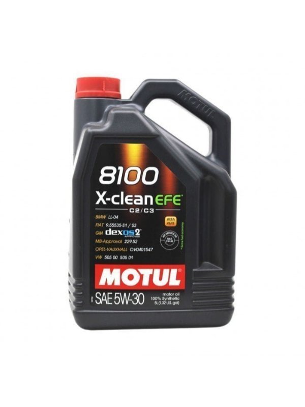 Motul 8100 X-Clean EFE 5W-30 Dexos2 Partiküllü - 5 Litre Madeni Yağ Filtre