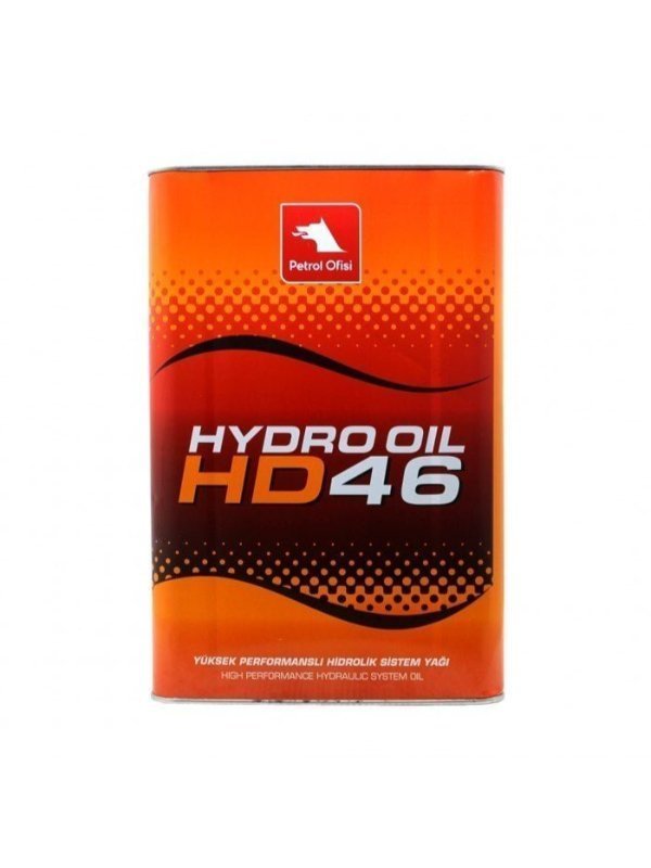 Petrol Ofisi Hydro Oil HD 46 - 17 Litre Hidrolik Yağı Madeni Yağ Filtre